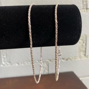 925 Italy Sterling Silver ANKLET Pair